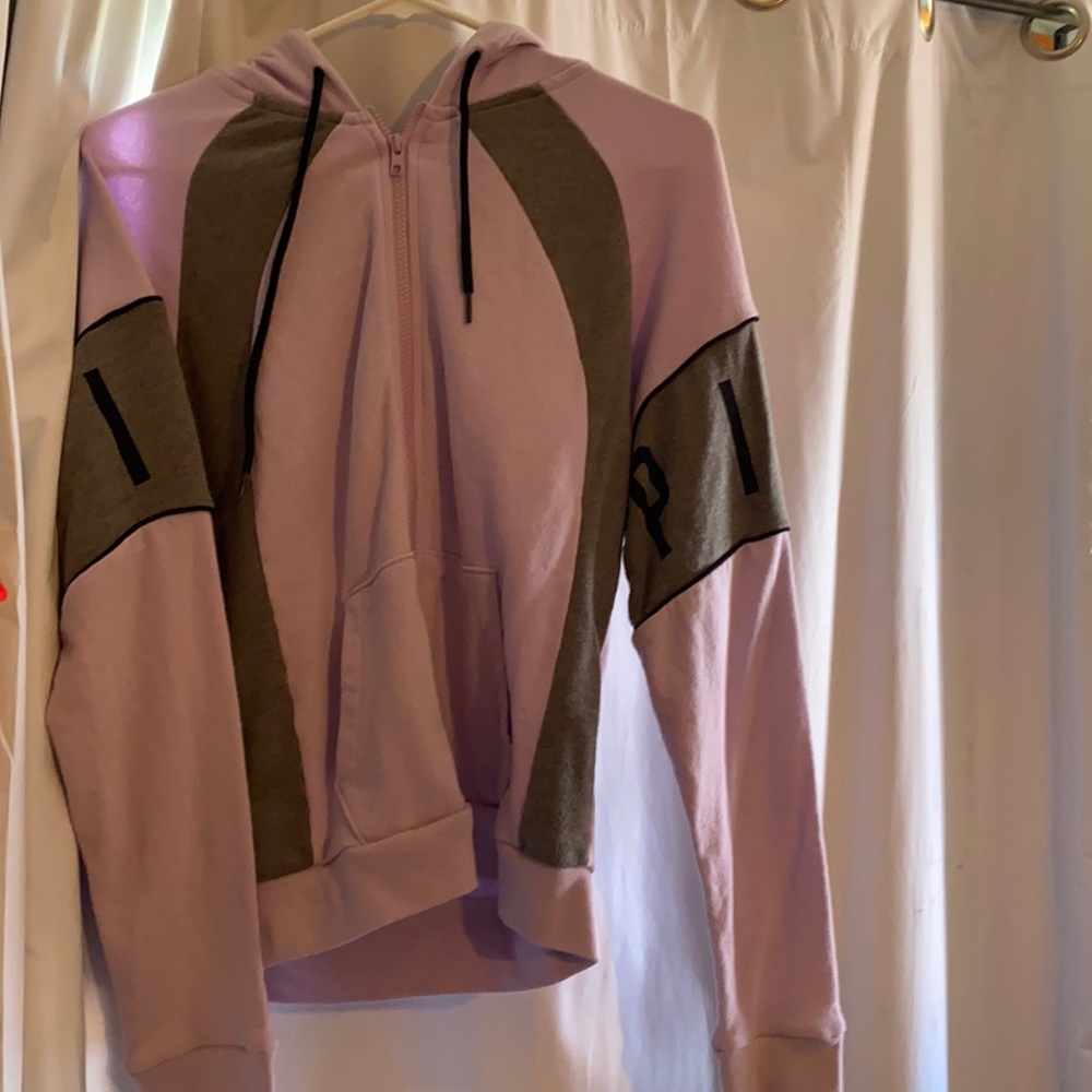 Pink brand zip up